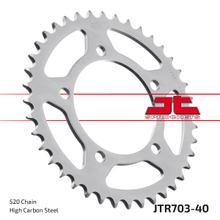 Kettenrad JT Sprockets 520 40Z Innendurchmesser 100mm Lochkreis 120mm für Aprilia RS Extrema Replica RSV Tuono V4 R APRC Mille RSV4 Factory, BMW G X Bj. 1995 - 2015