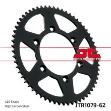 Coroa JT Sprockets 420 62Z diâmetro interno 110mm círculo de furação 130mm para CPI Supermoto Supercross, Beeline SMX Black Tiger SX 50 ccm