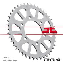JT Sprockets 520 43Z tandwiel voor Yamaha YZF-R6, Kawasaki ZX-6R 250 - 1000 cc bouwjaar 1984 - 2022
