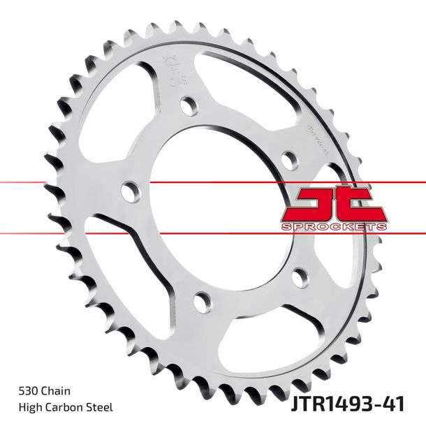 Kettenrad JT Sprockets 530 41Z Innendurchmesser 92mm Lochkreis 116mm für Kawasaki ZZR ABS F Performance Sport 1400 ccm Bj. 2006 - 2020