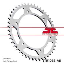 Coroa JT Sprockets 520 46D Diâmetro interno 142mm Círculo de furação 164mm para Hyosung GT i Naked GD R i N 250 ccm Ano 2004 - 2017
