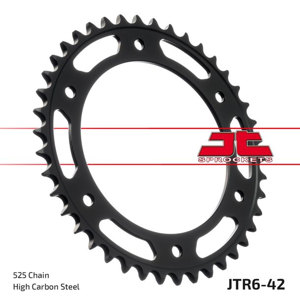 Kettenrad JT Sprockets 525 42Z für BMW F GS ESA Adventure Twin 650 / 800 ccm Bj. 2008 - 2018