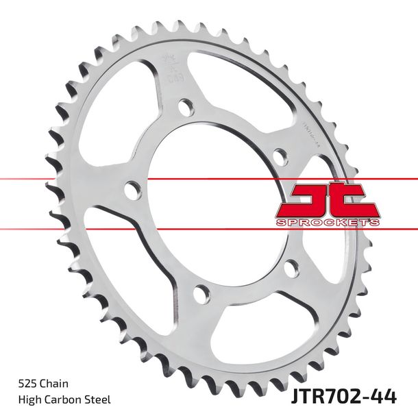 Pignon JT Sprockets 525 44Z, diamètre intérieur 100 mm, cercle de boulons 120 mm pour Aprilia RSV Mille Tuono R Mana SL Shiver ABS GT SMV Dorsoduro Caponord Année 1998 - 2021