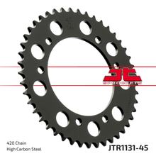 Kettenrad JT Sprockets 420 45Z vnitřní průměr 105mm rozteč otvorů 125mm pro Rieju MRT, Aprilia SX Derbi Senda SM DRD X-Treme Pro Racing Yamaha DTR X RX