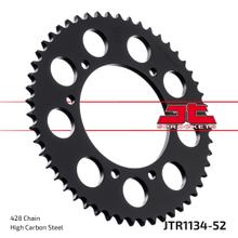 Kolo řetězu JT Sprockets 428 52Z vnitřní průměr 105mm rozteč otvorů 125mm pro HM CRE Derapage RR, Rieju Marathon AC Cross Supermoto Derbi Senda R 4V DRD