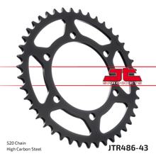 Catarina JT Sprockets 520 43D Diâmetro Interno 110mm Círculo de Furos 130mm para Yamaha YZF-R6, Suzuki GSX-R 250 - 1000 ccm Ano. 1987 - 2022