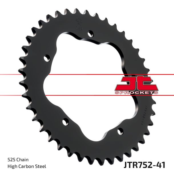 Kettenrad JT Sprockets 525 41Z für Kettenradträger, Ducati Monster S2R Evo S S4R Hypermotard R Multistrada DS SPS Biposto 796 - 1100 ccm Bj. 1994 - 2014