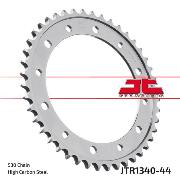Kettenrad JT Sprockets 530 44Z für Honda CB R RA VFR F X Crossrunner V-Tec ABS 750 - 1000 ccm Bj. 1990 - 2016