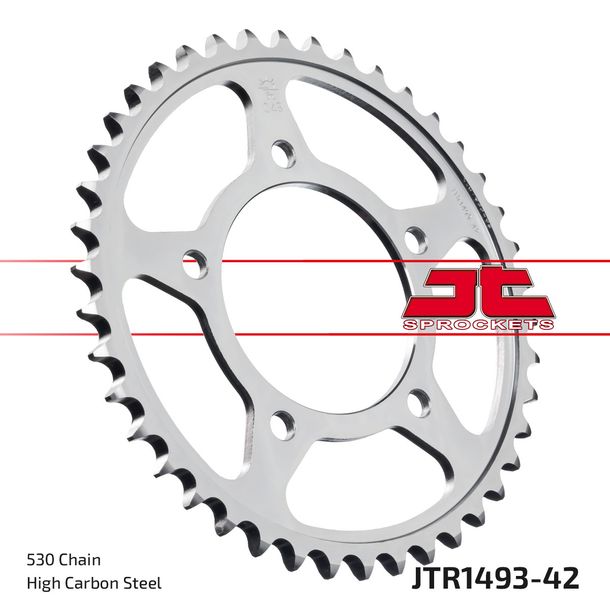 Kettenrad JT Sprockets 530 42Z für Kawasaki ZZR ABS F Performance Sport 1400 ccm Bj. 2006 - 2020