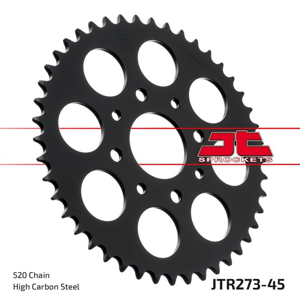Kettenrad JT Sprockets 520 45Z Innendurchmesser 58mm Lochkreis 90mm für KTM Duke, Honda XL V Varadero VT C Shadow 125 - 250 ccm