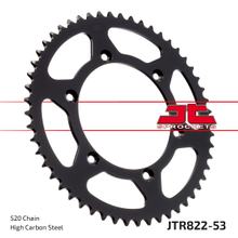 Kettenrad JT Sprockets 520 53Z vnitřní průměr 136mm rozteč otvorů 156mm pro Husqvarna SM S TE R SMR, Beta RR Gas EC FSE WRE Supermotard Suzuki DR SH SE r.v. 1976 - 2021