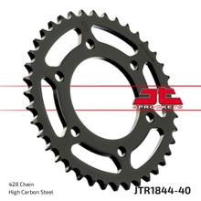 Rozetka JT Sprockets 428 40 zubů vnitřní průměr 76mm roztečný kruh 100mm pro Yamaha MT- ABS YZF-R YZF R 125 ccm r.v. 2008 - 2022