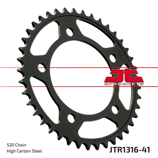 JT Sprockets 520 41Z sprocket inner diameter 112mm bolt circle 138mm for Honda CBR R NC D Integra CB F X S NSS Forza DTC ABS X-ADV 500 - 750 ccm