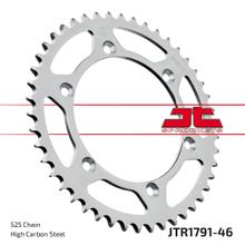 Konzumní řetězové kolo JT Sprockets 525 46Z vnitřní průměr 136mm rozteč otvorů 156mm pro Suzuki XF Freewind DR SE SEU 650 ccm r.v. 1996 - 2002