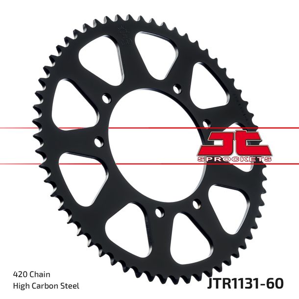 Pignon JT Sprockets 420 60Z, diamètre intérieur 105 mm, cercle de boulons 125 mm pour Rieju MRT, Aprilia SX Derbi Senda SM DRD X-Treme Pro Racing Yamaha