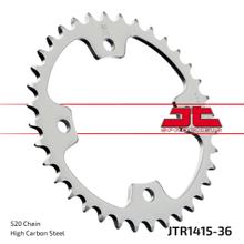 Kolo řetězu JT Sprockets 520 36Z vnitřní průměr 110mm rozteč otvorů 130mm pro Dinli Special S, Kawasaki KFX R 450 / 460 ccm