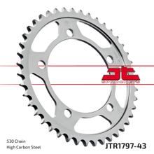 Kolo řetězu JT Sprockets 530 43Z vnitřní průměr 120mm rozteč otvorů 140mm pro Suzuki GSX GSX-R Hayabusa 1300 / 1400 ccm r.v. 2002 - 2007