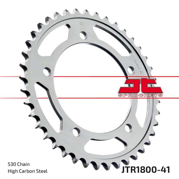 Pignon JT Sprockets 530 41Z, diamètre intérieur 120 mm, cercle de boulons 140 mm pour Suzuki GSX FA F GSF Bandit SA GSX-R N S B-King ABS 955 - 1300 ccm Année 2000 - 2021