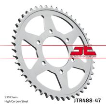 Rozetka JT Sprockets 530 47 zubů Vnitřní průměr 80mm Roztečný kruh 104mm pro Kawasaki ZX-9R Ninja ZRX S R ZXR ZX-12 ZR A 400 - 1200 ccm R.v. 1976 - 2006