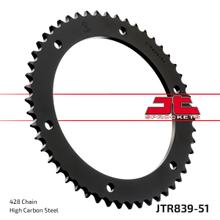 Roda Dentada JT Sprockets 428 51D Interior Ø 152mm Furo 175mm para Yamaha WR R X DT RE 125cc Ano. 2004 - 2017