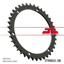 Piñón JT Sprockets 520 38Z, diámetro interior 152 mm, círculo de perno 175 mm para Explorer Trasher 2 Supermoto, Yamaha TT R YFM Warrior ER Moto 4