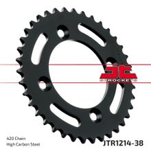 Kolo řetězu JT Sprockets 420 38Z vnitřní průměr 80mm rozteč otvorů 100mm pro Honda XR R CRF F CR 70 - 110 ccm r.v. 1982 - 2021