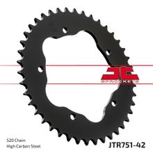 Pastnicový kolo JT Sprockets 520 42Z pro nosič pastnicového kola, Ducati Monster S2R S R Multistrada DS Hypermotard SPS Biposto 748 - 1100 ccm r. v. 1994 - 2009