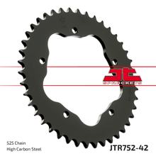 Pignon JT Sprockets 525 42Z pour porte-pignons, Ducati Monster S2R Evo S S4R Hypermotard R Multistrada DS SPS Biposto 796 - 1100 ccm Année 1994 - 2014
