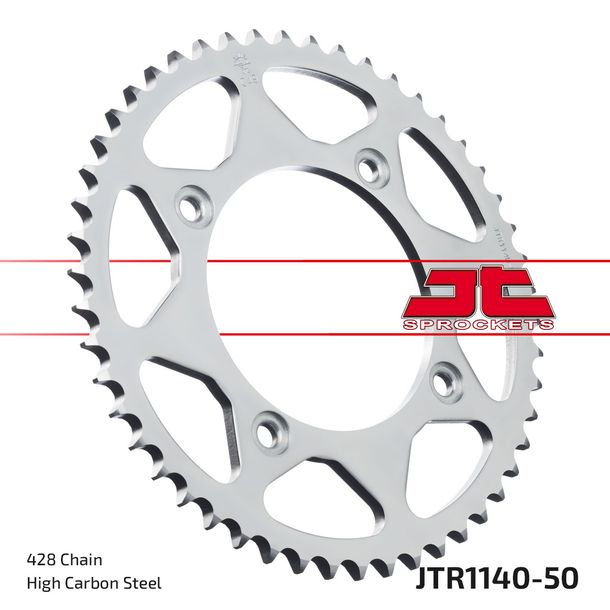 Kettenrad JT Sprockets 428 50Z Innendurchmesser 100mm Lochkreis 120mm für Beta RR LC Enduro Motard CBS AC RE R Limited Edition 125 ccm Bj. 2006 - 2023