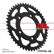 Pignon JT Sprockets 520 48T, diamètre intérieur 100 mm, cercle de boulons 124 mm pour Ducati Scrambler Monster Dark Sport Special Panigale 400 - 1100 Année 2014 - 2022