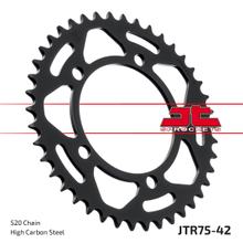 Piñón JT Sprockets 520 42T, diámetro interior 110 mm, círculo de perno 130,8 mm para BMW S R RR XR 1000 ccm Año 2009 - 2018