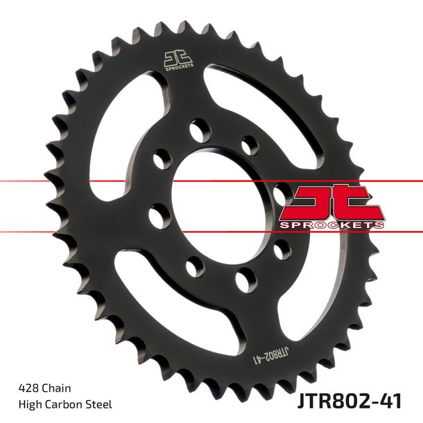 Kettenrad JT Sprockets 428 41Z Innendurchmesser 52mm Lochkreis 68mm für Suzuki TS XE FL SDW Address RV Van RM GT E L 80 - 125 ccm Bj. 1973 - 2017