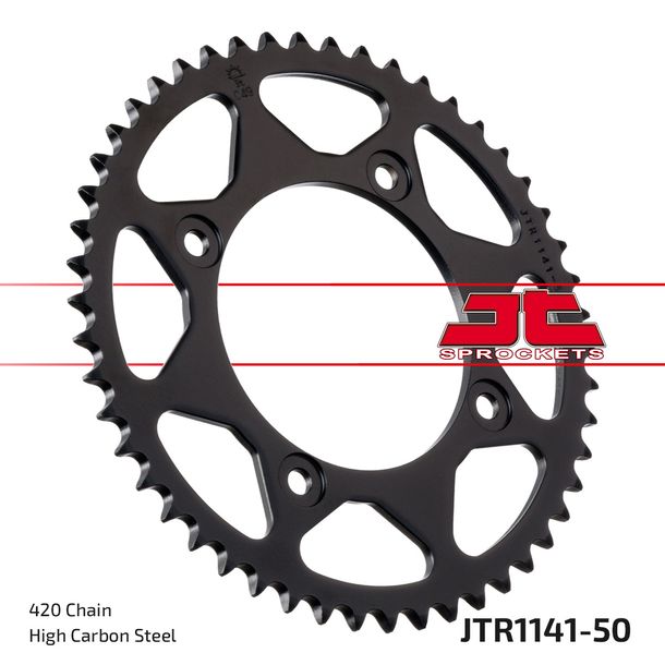 Pignon JT Sprockets 420 50Z, diamètre intérieur 100 mm, cercle de boulons 120 mm pour Beta RR Enduro Supermoto REV LC 50 ccm