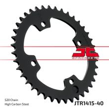 Pignon JT Sprockets 520 40Z, diamètre intérieur 110 mm, cercle de boulons 130 mm pour Dinli Special S, Kawasaki KFX R 450 / 460 ccm