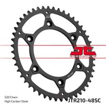 Coroa JT Sprockets 520 48D Diâmetro interno 125mm Círculo de furação 153mm para Honda CR R CRF L Rally, HM CRE F XR RX 125 - 650 ccm Ano 1983 - 2022