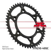 Coroa JT Sprockets 520 49Z diâmetro interno 125mm círculo de furação 153mm para Honda CR R CRF L Rally, HM CRE F XR RX 125 - 650 ccm ano 1983 - 2021