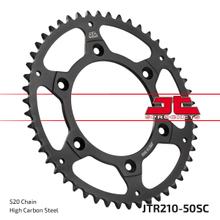 Coroa JT Sprockets 520 50Z Diâmetro interno 125mm Círculo de furação 153mm para Honda CR R CRF L Rally, HM CRE F XR RX 125 - 650 ccm Ano 1983 - 2022