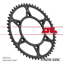 Coroa JT Sprockets 520 52D diâmetro interno 125mm círculo de furação 153mm para Honda CR R CRF L Rally, HM CRE F XR RX 125 - 650 ccm ano 1983 - 2021