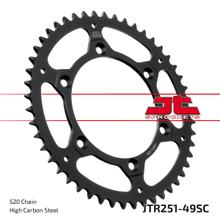 Kettenové kolo JT Sprockets 520 49Z vnitřní průměr 130mm rozteč otvorů 150mm pro Yamaha YZ F WR 426 125 - 450 ccm r. v. 1999 - 2022