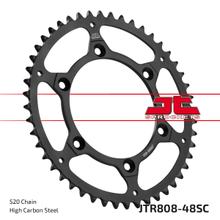 JT Sprockets 520 48T sprocket inner diameter 126 mm bolt circle 146 mm for Suzuki DR-Z E K DR S SH SE SM RMX Z RM-Z RM 125 - 450 ccm Year 1980 - 2022