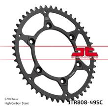 Pignone JT 520 49Z, diametro interno 126 mm, foro circolare 146 mm per Suzuki DR-Z E K DR S SH SE SM RMX Z RM-Z RM 125 - 450 ccm Anno 1980 - 2022