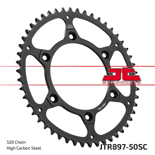 Pignone JT 520 50Z, diametro interno 125 mm, circonferenza 150 mm per KTM LC4 Adventure R SMC ABS 125 - 901 ccm
