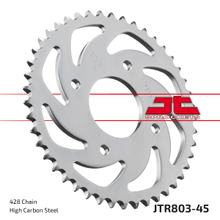 Ketten rad JT Sprockets 428 45Z vnitřní průměr 58mm rozteč otvorů 90mm pro Suzuki GSX-S GSX-R 125 ccm r. v. 2017 - 2022