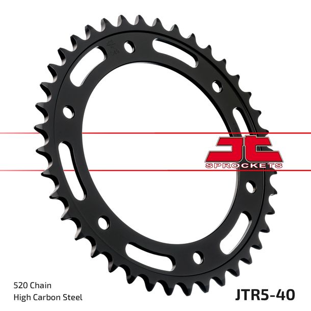 JT Sprockets 520 40Z tandwiel binnendiameter 136 mm boutcirkel 160 mm voor BMW F GS Dakar ST Twin, Aprilia Pegaso G R 310 - 650 cc bouwjaar 1988 - 2022