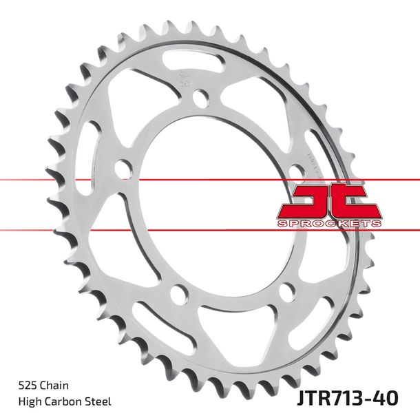 Pignone JT 525 40Z, diametro interno 100 mm, circonferenza del bullone 120 mm per Aprilia Tuono V4 RR RSV R APRC Factory RSV4 RF 1000 - 1100 ccm Anno 2009 - 2022