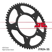 JT Sprockets 420 55Z binnendiameter 105 mm boutcirkel 120 mm voor Generic Trigger SM, Aprilia RX X-Enduro KSR-Moto TR MX Malaguti XTM X Keeway