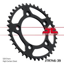 Kola řetězu JT Sprockets 520 39Z vnitřní průměr 100mm rozteč otvorů 124mm pro Ducati Scrambler Monster Dark Sport Special Panigale 400 - 1100 ccm r.v. 2014 - 2022