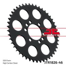 Kettenové kolo JT Sprockets 520 46Z vnitřní průměr 64mm rozteč otvorů 84mm pro Suzuki LT-Z Quadsport, Arctic Cat DVX Kawasaki KFX Sport RV Van LT E Quadrunner