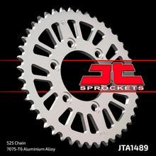 Rozetka JT Sprockets Aluminium 525 43Z stříbrná Vnitřní průměr 80mm Roztečný kruh 104mm pro Kawasaki ZX-6R Z ZX-9R Ninja ZX-10R 400 - 1000 ccm R.v. 1996 - 2021