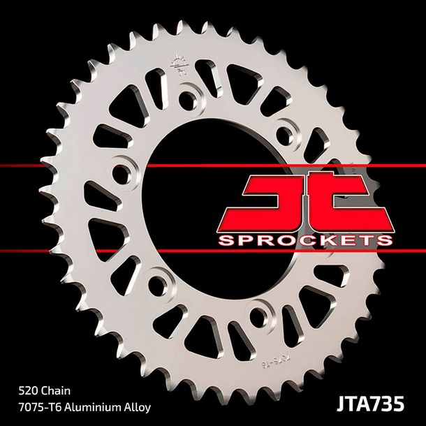 Kettenrad JT Sprockets Aluminium 38Z für Ducati Monster i.e. Dark SS FE Carenata i.e S 350 - 907 ccm Bj. 1988 - 2014